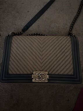 Chanel Denim Boy bag.
